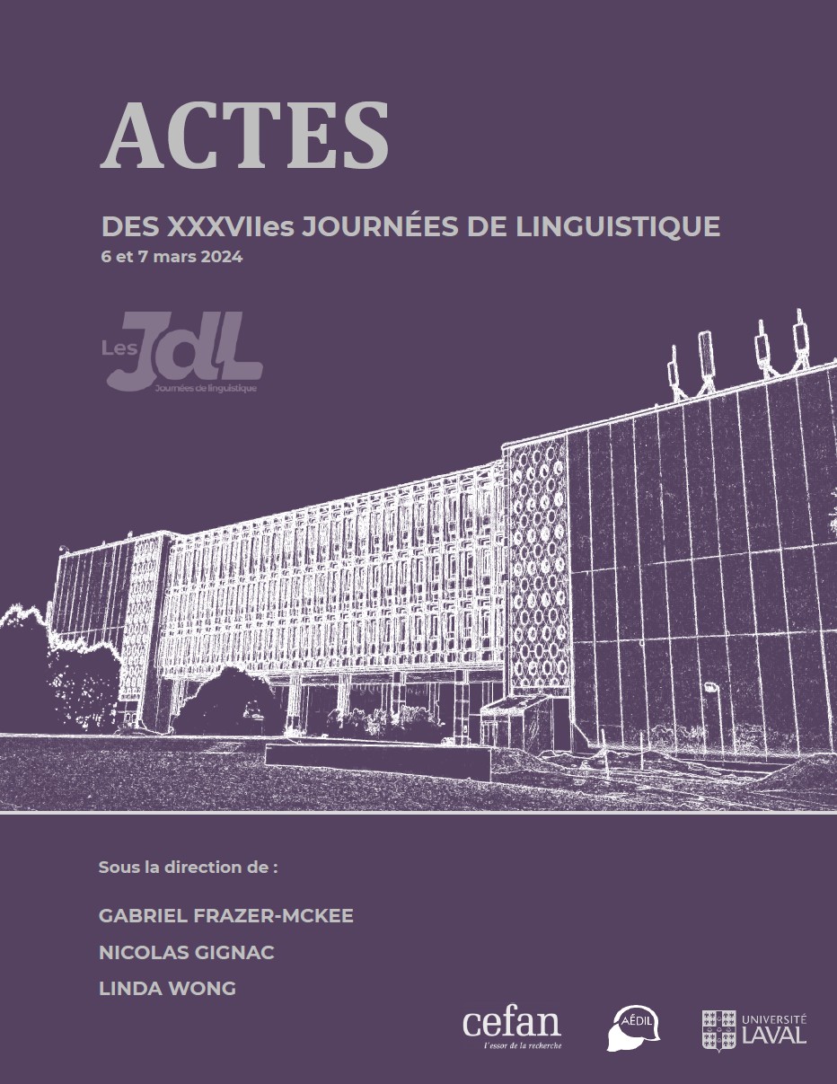 					Afficher Vol. 1: Actes des JDL 2024
				